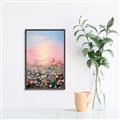 Picture of Ethereal Pink Sunrise _GroupedProduct_Rectangle_Portrait_Canvas_Framed_