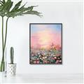 Picture of Ethereal Pink Sunrise _GroupedProduct_Rectangle_Portrait_Canvas_Framed_