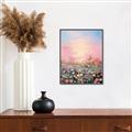 Picture of Ethereal Pink Sunrise _GroupedProduct_Rectangle_Portrait_Canvas_Framed_