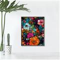 Picture of Chromatic Meadow of Flowers _GroupedProduct_Rectangle_Portrait_Canvas_Framed_