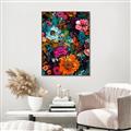 Picture of Chromatic Meadow of Flowers _GroupedProduct_Rectangle_Portrait_Canvas_Framed_