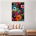 Picture of Chromatic Meadow of Flowers _GroupedProduct_Rectangle_Portrait_Canvas_Framed_
