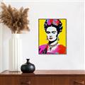 Picture of Botanical Bliss of Frida _GroupedProduct_Rectangle_Portrait_Canvas_Framed_