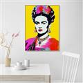 Picture of Botanical Bliss of Frida _GroupedProduct_Rectangle_Portrait_Canvas_Framed_