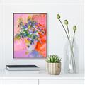 Picture of Petals in Pink Bloom  _GroupedProduct_Rectangle_Portrait_Canvas_Framed_