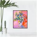 Picture of Petals in Pink Bloom  _GroupedProduct_Rectangle_Portrait_Canvas_Framed_