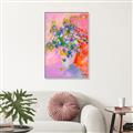 Picture of Petals in Pink Bloom  _GroupedProduct_Rectangle_Portrait_Canvas_Framed_