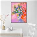 Picture of Petals in Pink Bloom  _GroupedProduct_Rectangle_Portrait_Canvas_Framed_