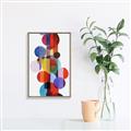 Picture of Geometric Graffiti _GroupedProduct_Rectangle_Portrait_Canvas_Framed_