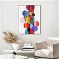 Picture of Geometric Graffiti _GroupedProduct_Rectangle_Portrait_Canvas_Framed_