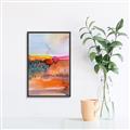 Picture of Abstract  Glow III _GroupedProduct_Rectangle_Portrait_Canvas_Framed_