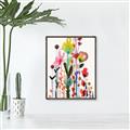 Picture of Eclectic Floral Canvas I _GroupedProduct_Rectangle_Portrait_Canvas_Framed_