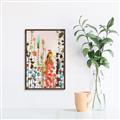 Picture of Eclectic Floral Canvas II _GroupedProduct_Rectangle_Portrait_Canvas_Framed_