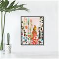 Picture of Eclectic Floral Canvas II _GroupedProduct_Rectangle_Portrait_Canvas_Framed_
