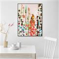 Picture of Eclectic Floral Canvas II _GroupedProduct_Rectangle_Portrait_Canvas_Framed_