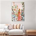 Picture of Eclectic Floral Canvas II _GroupedProduct_Rectangle_Portrait_Canvas_Framed_