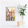 Picture of Eclectic Floral Canvas III _GroupedProduct_Rectangle_Portrait_Canvas_Framed_