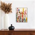 Picture of Eclectic Floral Canvas III _GroupedProduct_Rectangle_Portrait_Canvas_Framed_