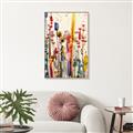 Picture of Eclectic Floral Canvas III _GroupedProduct_Rectangle_Portrait_Canvas_Framed_