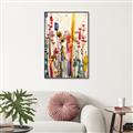 Picture of Eclectic Floral Canvas III _GroupedProduct_Rectangle_Portrait_Canvas_Framed_