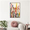 Picture of Eclectic Floral Canvas III _GroupedProduct_Rectangle_Portrait_Canvas_Framed_