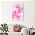 Picture of Pink Roller Skates _GroupedProduct_Rectangle_Portrait_Unframed_Print_Only_