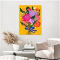 Picture of Red Chromatic Flowers _GroupedProduct_Rectangle_Portrait_Unframed_Print_Only_