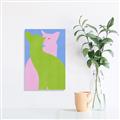 Picture of Optical Cat Duo _GroupedProduct_Rectangle_Portrait_Unframed_Print_Only_