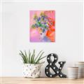 Picture of Petals in Pink Bloom  _GroupedProduct_Rectangle_Portrait_Unframed_Print_Only_