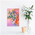Picture of Petals in Pink Bloom  _GroupedProduct_Rectangle_Portrait_Unframed_Print_Only_