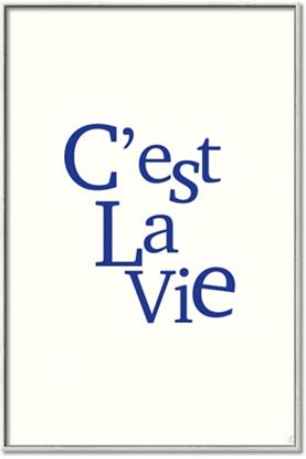 Picture of Cest La Vie in Blue