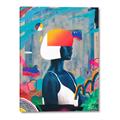 Picture of Luminous Blue Girl _GroupedProduct_Rectangle_Portrait_Canvas_