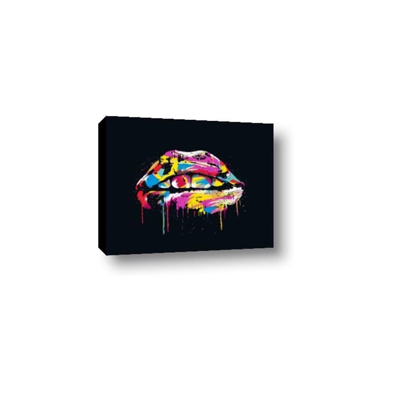 Picture of Graffiti Glow Lips _GroupedProduct_Rectangle_Landscape_Canvas_