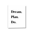 Picture of Dream Plan Do _GroupedProduct_Rectangle_Portrait_Canvas_