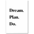Picture of Dream Plan Do _GroupedProduct_Rectangle_Portrait_Canvas_