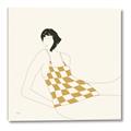 Picture of Lady in Squares _GroupedProduct_Square_Canvas_