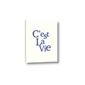 Picture of Cest La Vie in Blue _GroupedProduct_Rectangle_Portrait_Canvas_