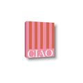 Picture of Ciao Stripes in Pink _GroupedProduct_Rectangle_Portrait_Canvas_