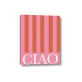 Picture of Ciao Stripes in Pink _GroupedProduct_Rectangle_Portrait_Canvas_