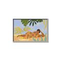 Picture of Lazyday Lady _GroupedProduct_Rectangle_Landscape_Canvas_Framed_