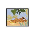 Picture of Lazyday Lady _GroupedProduct_Rectangle_Landscape_Canvas_Framed_
