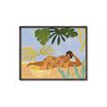 Picture of Lazyday Lady _GroupedProduct_Rectangle_Landscape_Canvas_Framed_