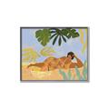 Picture of Lazyday Lady _GroupedProduct_Rectangle_Landscape_Canvas_Framed_