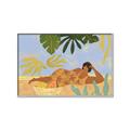 Picture of Lazyday Lady _GroupedProduct_Rectangle_Landscape_Canvas_Framed_