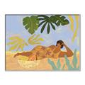 Picture of Lazyday Lady _GroupedProduct_Rectangle_Landscape_Canvas_Framed_