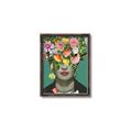 Picture of Floral Frida Everyday _GroupedProduct_Rectangle_Portrait_Canvas_Framed_