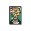 Picture of Floral Frida Everyday _GroupedProduct_Rectangle_Portrait_Canvas_Framed_