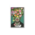 Picture of Floral Frida Everyday _GroupedProduct_Rectangle_Portrait_Canvas_Framed_