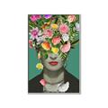 Picture of Floral Frida Everyday _GroupedProduct_Rectangle_Portrait_Canvas_Framed_
