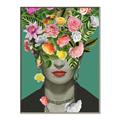 Picture of Floral Frida Everyday _GroupedProduct_Rectangle_Portrait_Canvas_Framed_